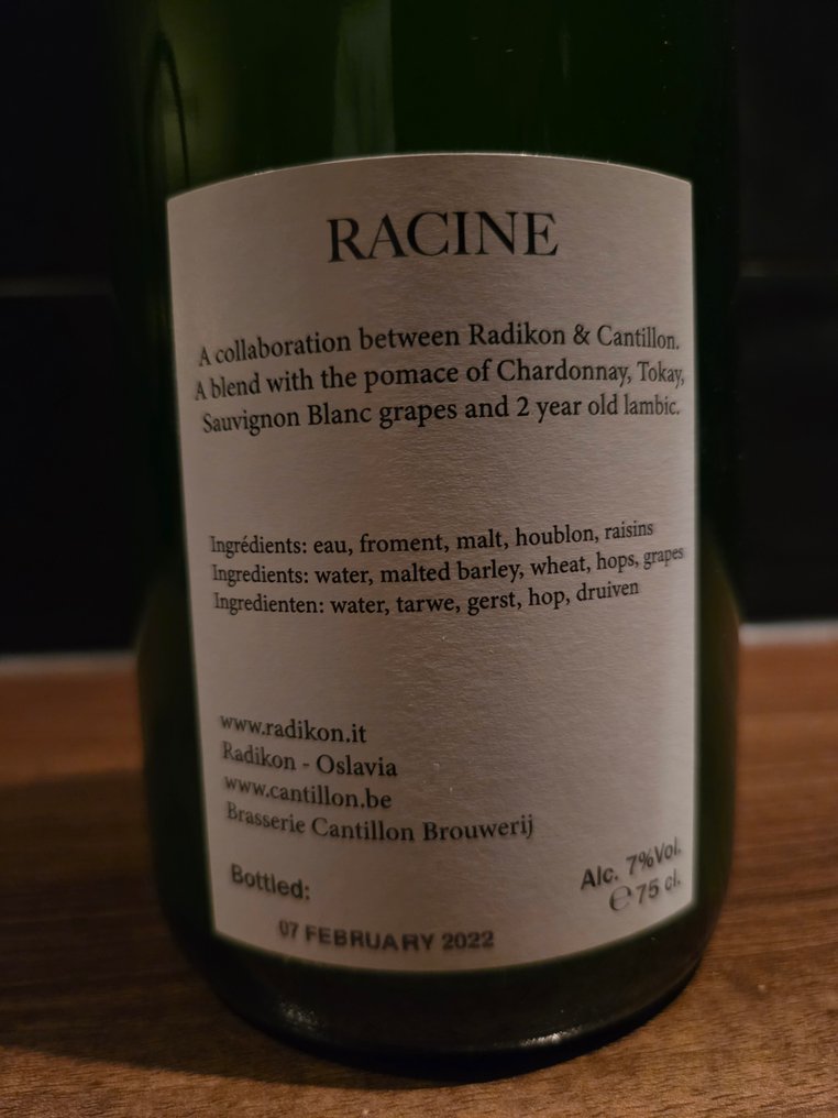 Cantillon - Racine 2021 and 50°N-4°E season 2022 - 75cl -  2 bottles  #4.3