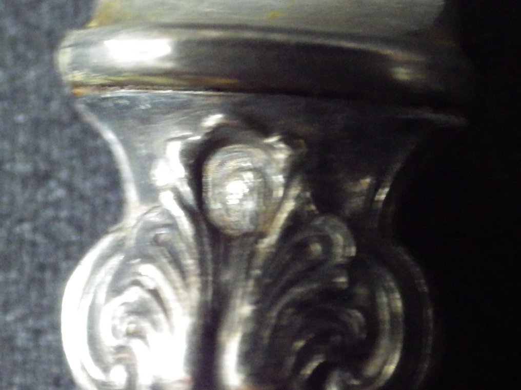 C.Détouche - Coltello da tavola (6) - Testa di Minerva - Argento primo titolo #4.3