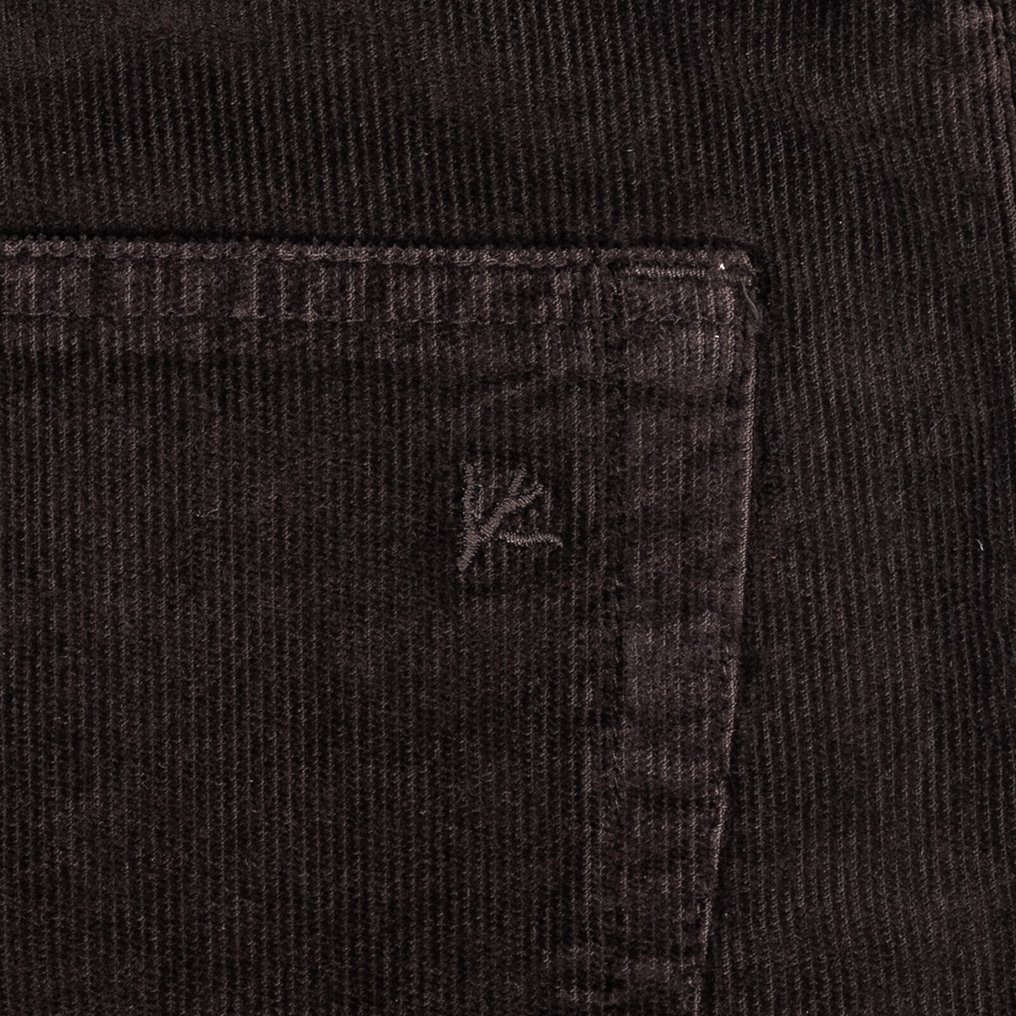 ISAIA NAPOLI RRP 690€ Dark Brown Chino 5 Pockets Trousers Pant Corduroy Cotton - 50 IT - Παντελόνι - New with tags #3.2