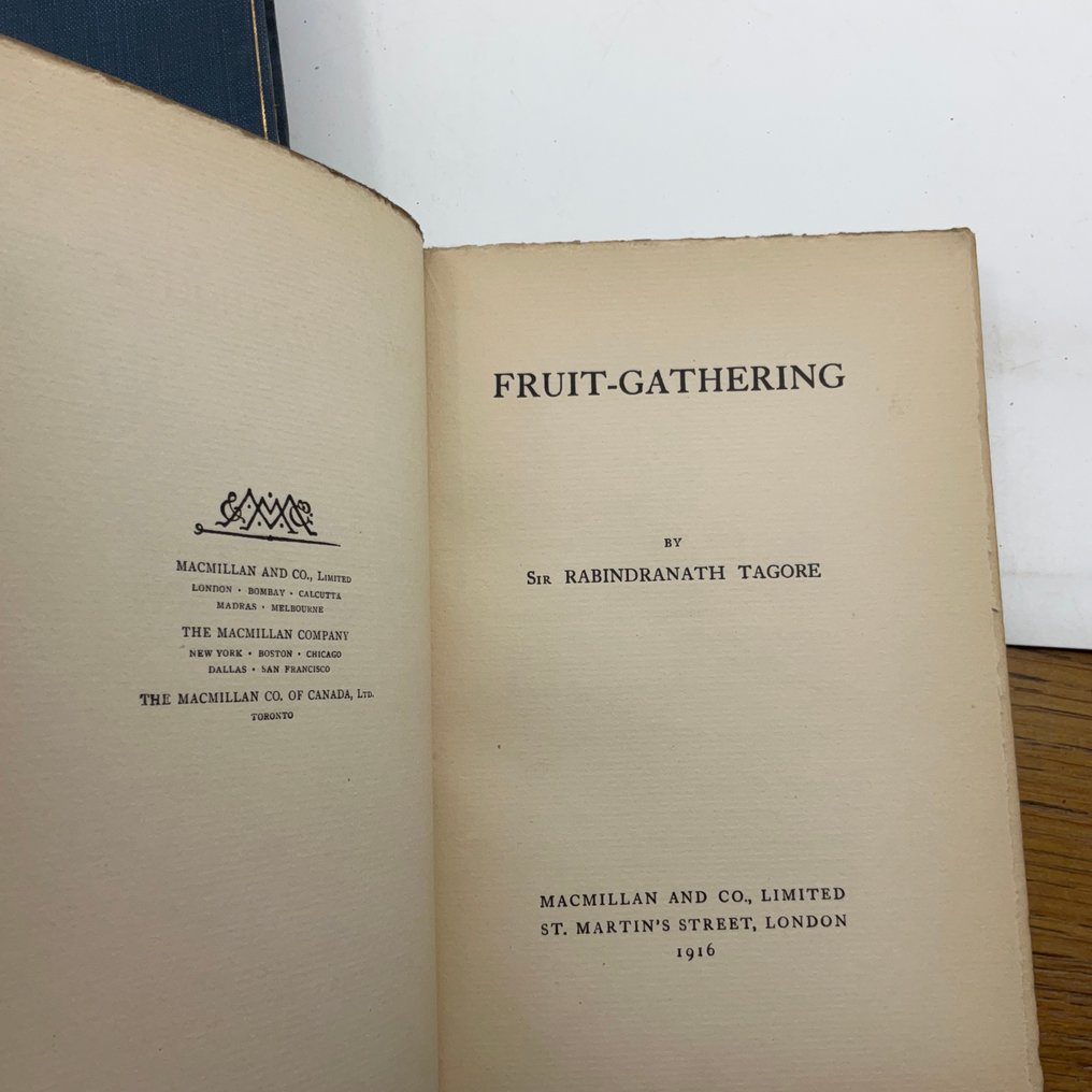 Rabindranath Tagore - Three Rabindranath Tagore works: Fruit-Gathering; Sadhana; The Gardener - 1913 #2.1