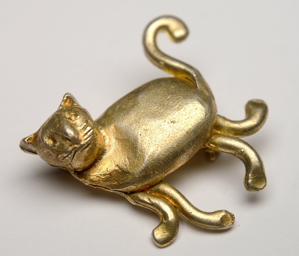 χωρίς τιμή ασφαλείας - Καρφίτσα Ασημί - Γάτα - Didier Thebaud #3.2