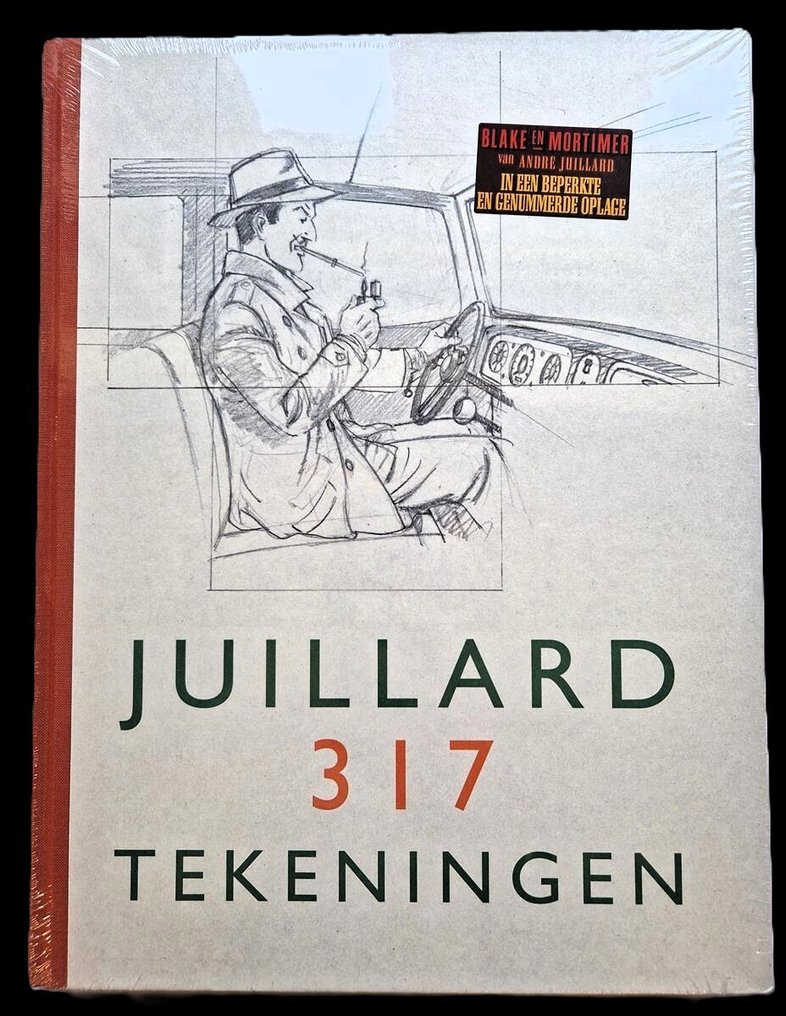 Blake & Mortimer - Juillard 317 Tekeningen Luxe HC met linnen rug - in seal - 1 Album - Limited and numbered edition - 2015 #1.0