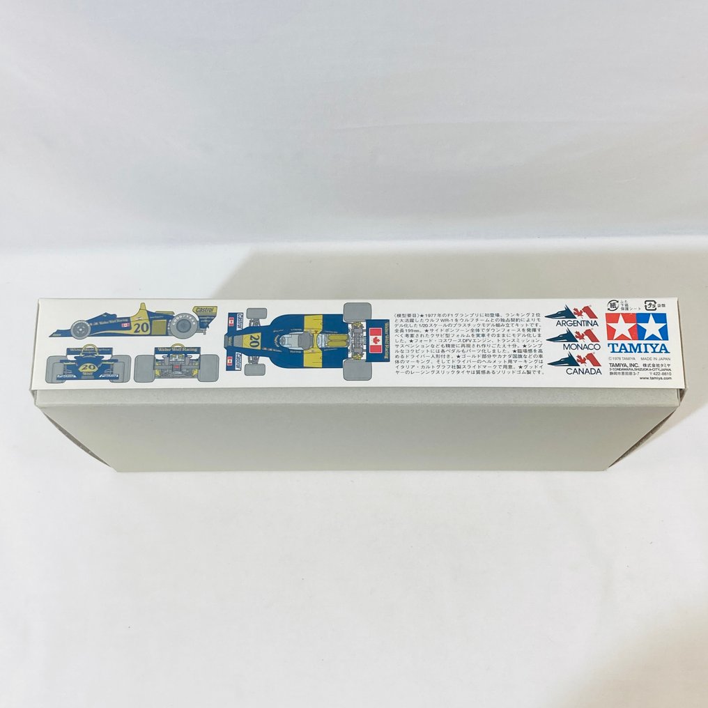 Tamiya 1:20 - 模型套件 - Wolf WR1 Ford F1 - 20006 复古的1978年款 #3.2