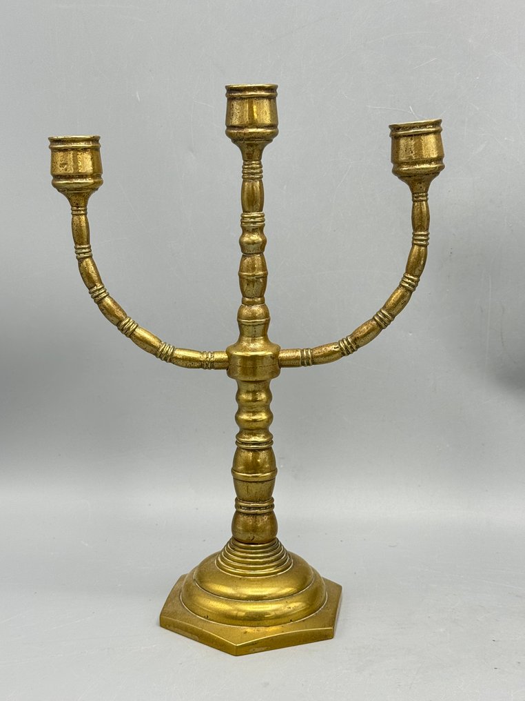 燭台 (2) - 黃銅 - 2 个光明节烛台 #1.0