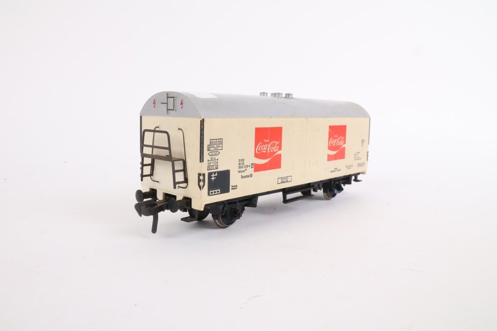 Fleischmann H0 - Model train freight carriage (7) - Coca-Cola refrigerated trucks - DB #3.2