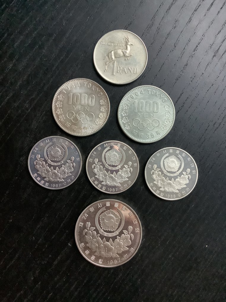 World. Collection of silver coins 1964-1988  (No reserve price) #1.0