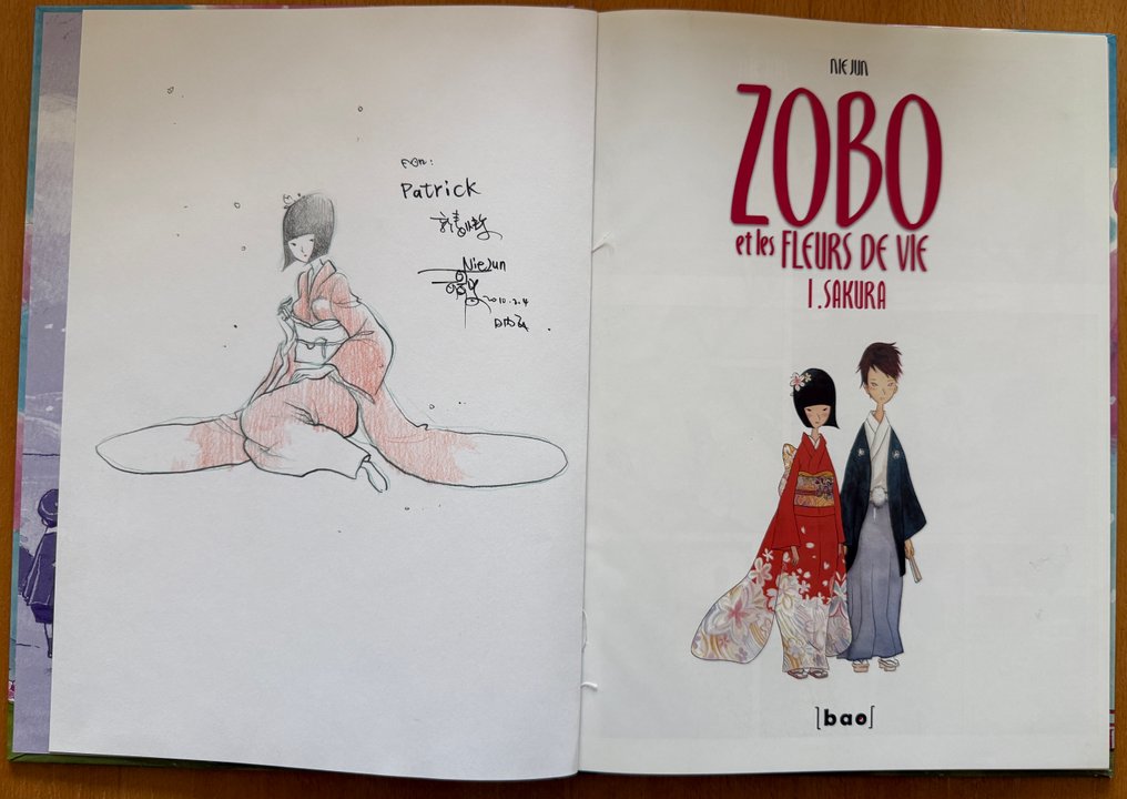 Zobo et les Fleurs de Vie T1 + dédicace - C - 1 Album - Eerste druk/2010 #1.0