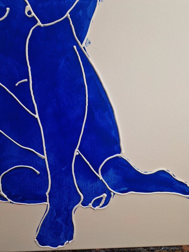 Henry Escobar - BLEU DE BLEU (attention sur fond blanc) #3.2