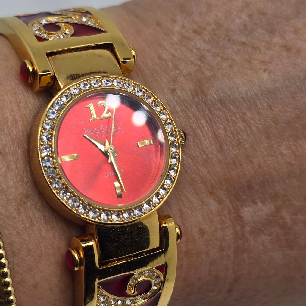 Joan Rivers - 鍍金 - 手鈪 - 红色手链手表 #2.1