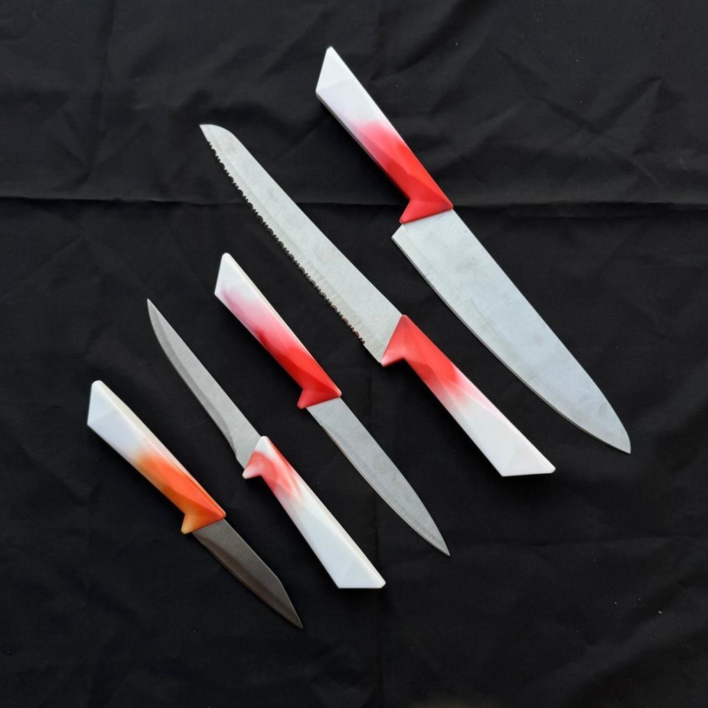 餐刀套装 (6) - 钢, 塑料 #4.3