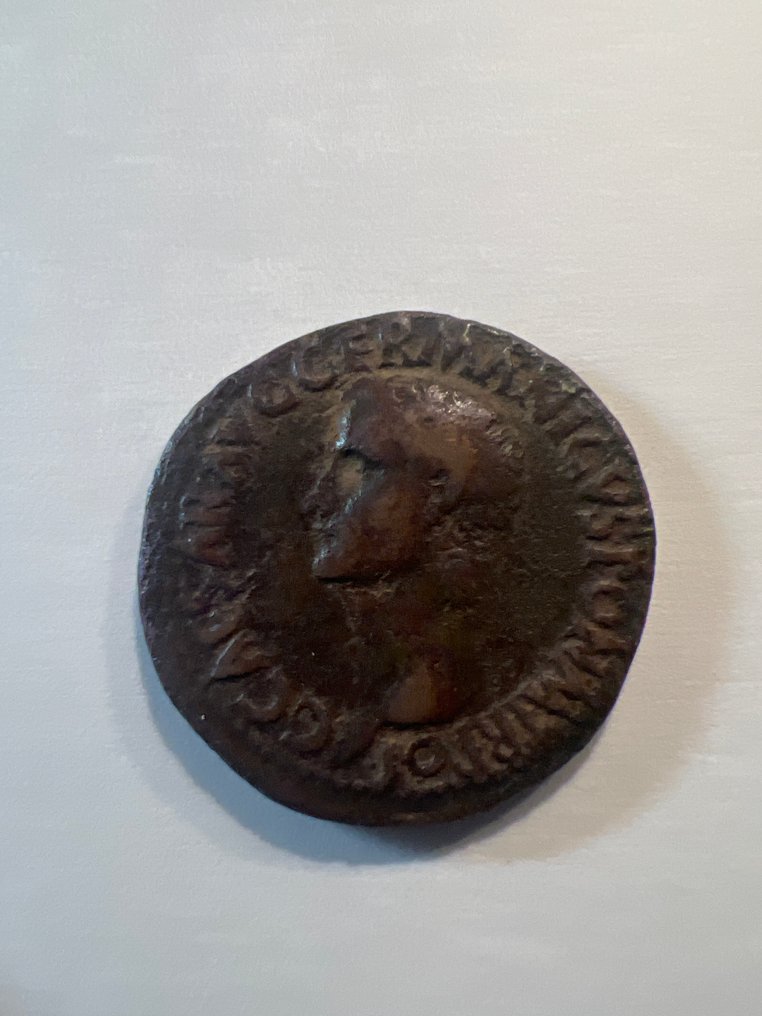 Ρωμαϊκή Αυτοκρατορία. Caligula (AD 37-41). As Rome mint. AD 37-38 VESTA #1.0