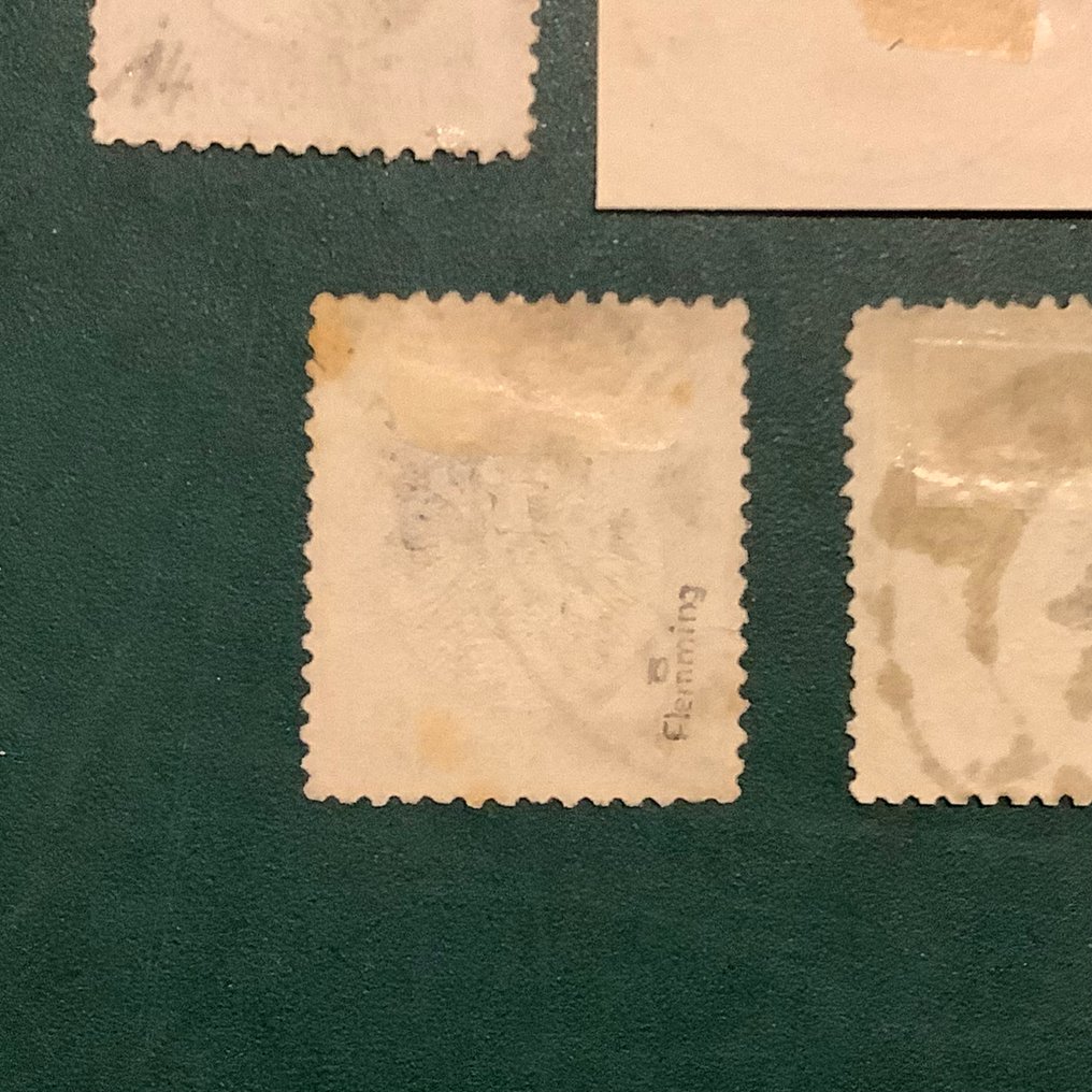 德意志帝國 1872 - 所有Groschen值大，带有细微差别的Groot Brutschield - 已检验 - Michel 16/22 #4.3