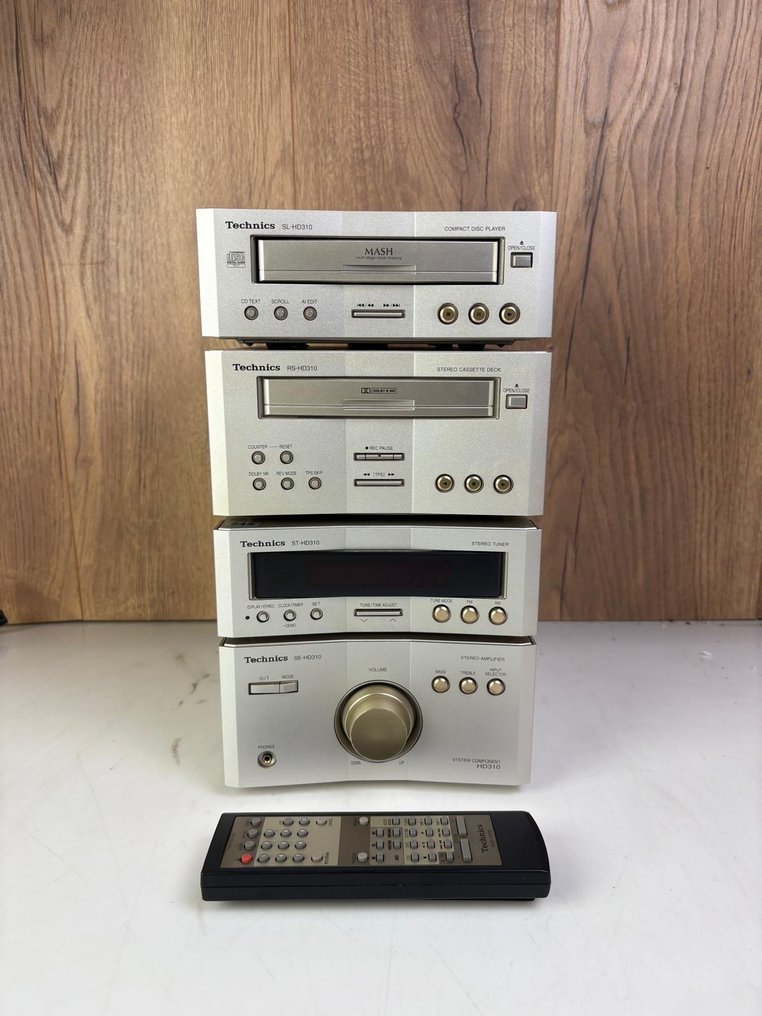 Technics - SE-HD310 Amplificatore integrato a stato solido, RS-HD310 Registratore-lettore a cassette, SL-HD310 Set stereo #1.0