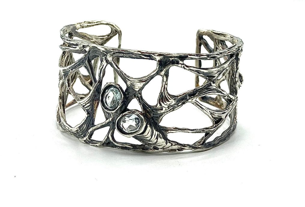 Senza prezzo di riserva - Bracciale Argento Topazio #1.0