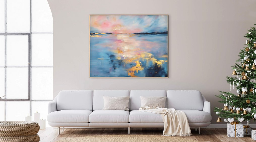 Ellis Hollering - Quiet Morning - XXL Abstract landscape #4.3