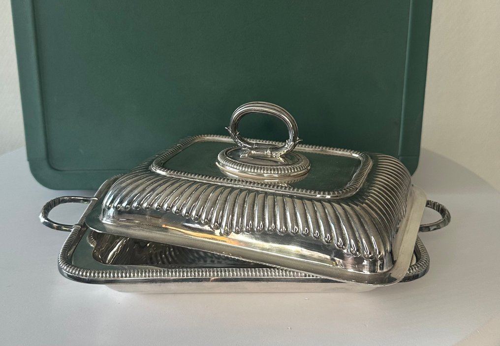 Mappin & Webb - Piatto - Placcato argento - Stupendo piatto principale #1.0