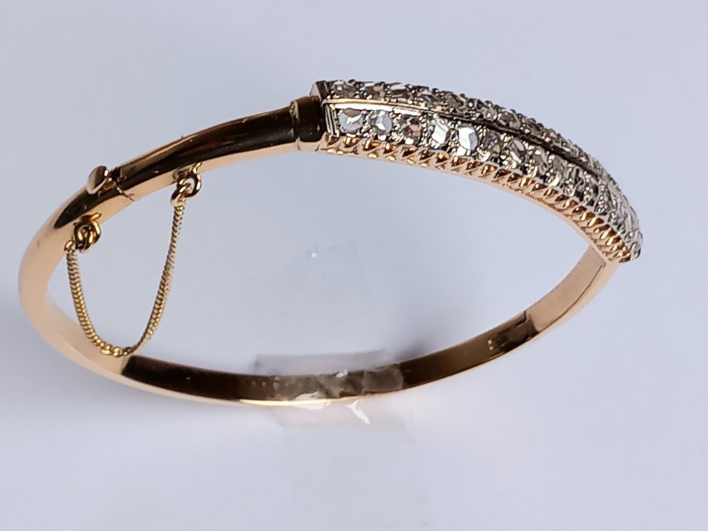 Bangle - 18 kt. Yellow gold - 3.20ct. tw. #4.3