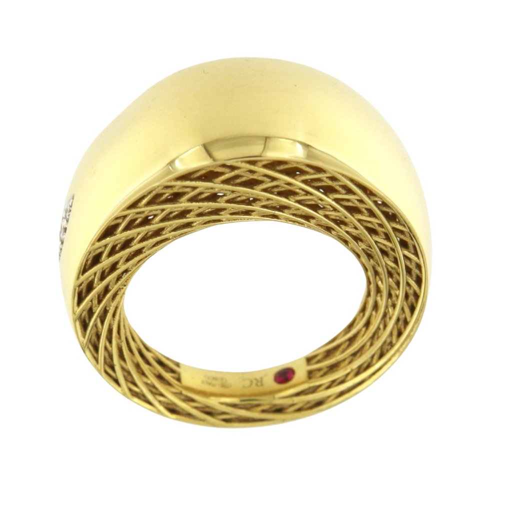 Roberto Coin - 戒指 - 18K包金 黄金 钻石 (天然)  #3.2