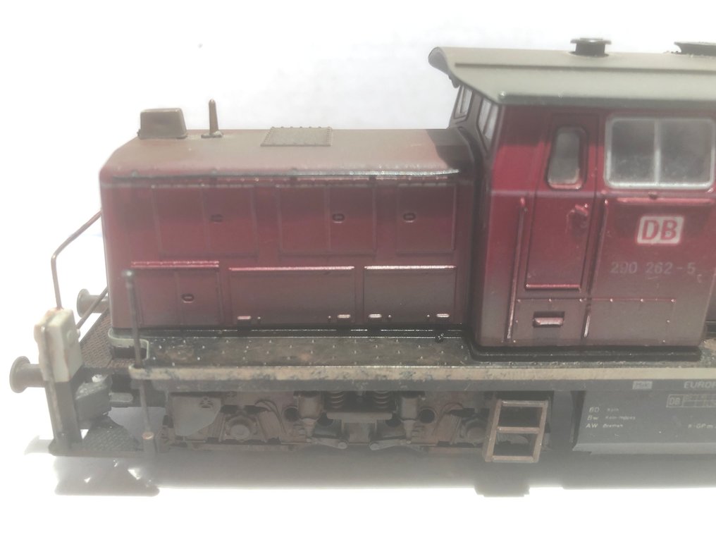 Roco H0 - 4154 - Locomotiva diesel (1) - Locomotiva diesel BR 290 invecchiata / scolorita - DB #2.1