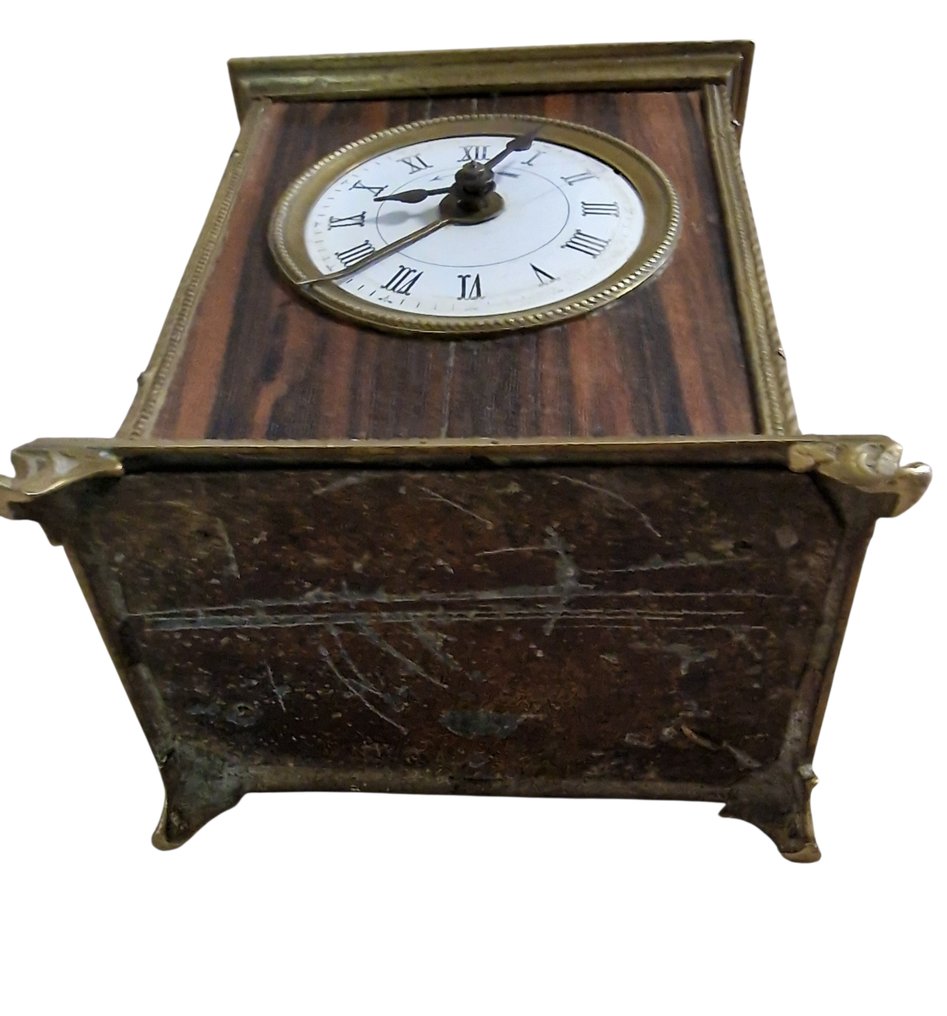 Ceas deșteptător -   Bronz, Lemn, Chit - 1900-1910 #2.1