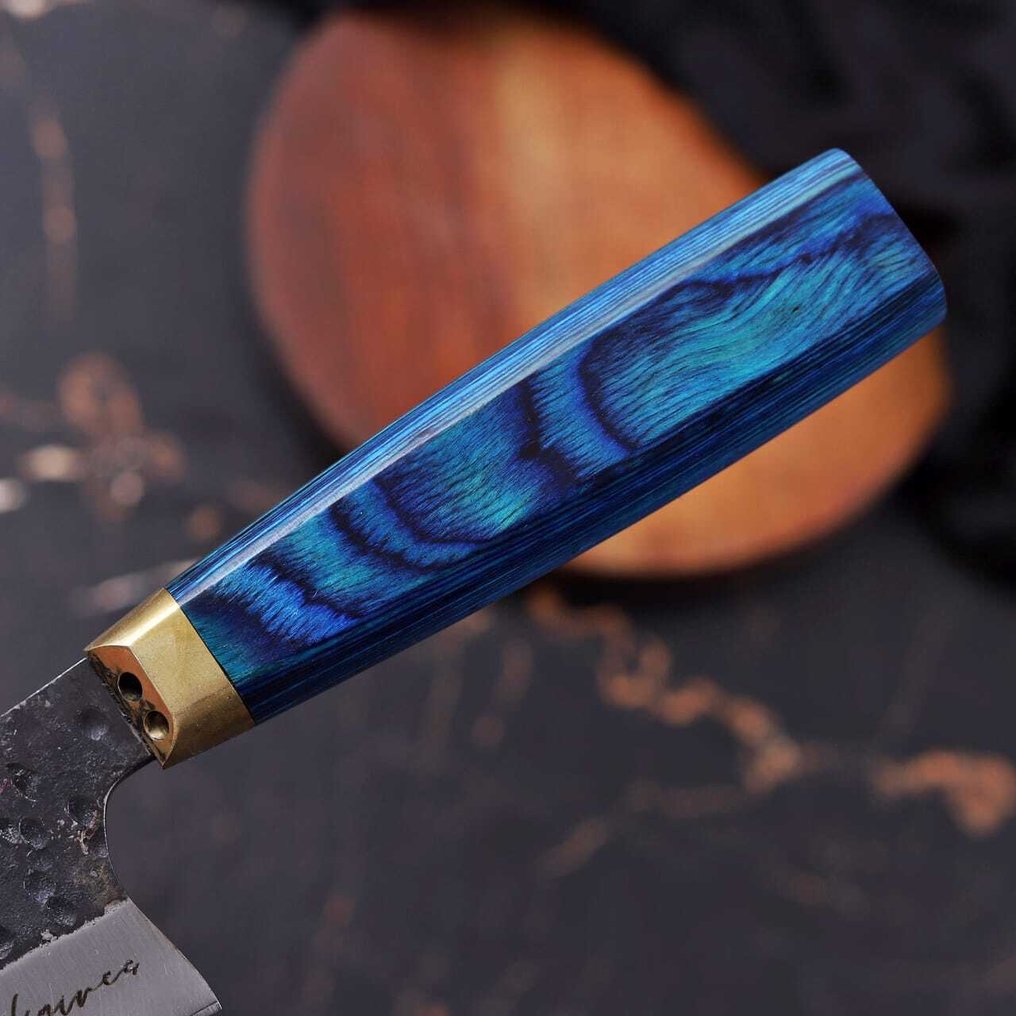 Μαχαίρι κουζίνας - R611 - Hardwood - Ιταλία - Χαραγμένο μαχαίρι Gyuto σεφ #1.0