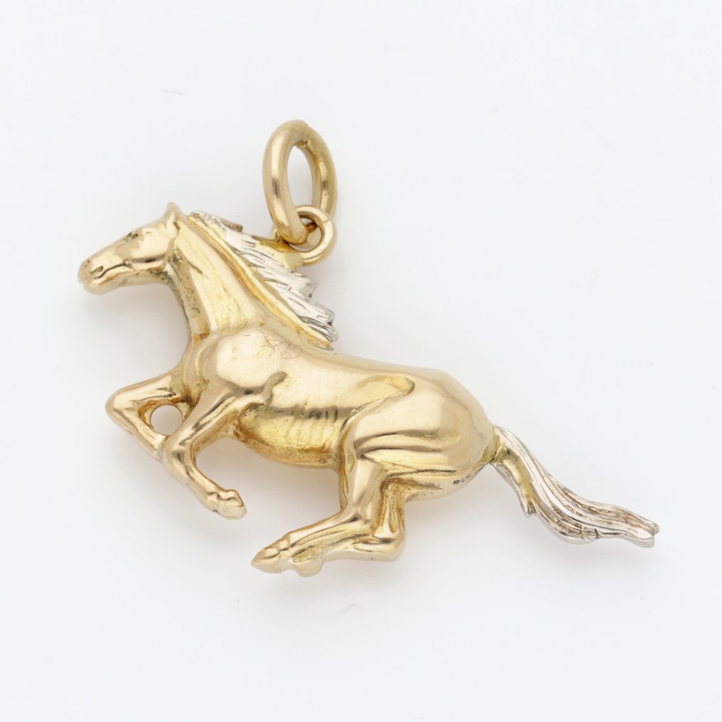 Pendentif - 18 carats Or jaune - Cheval #2.1