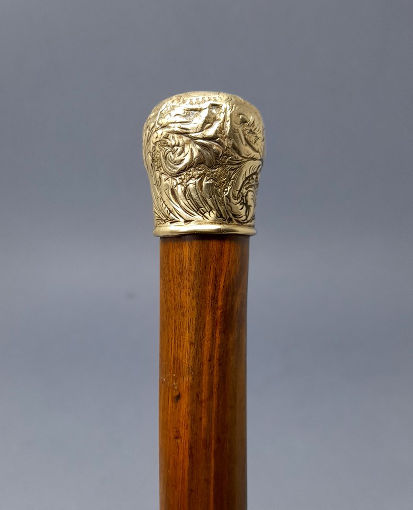 Sétabot - Fehér fém - Edwardian, 1890–1910 #3.2