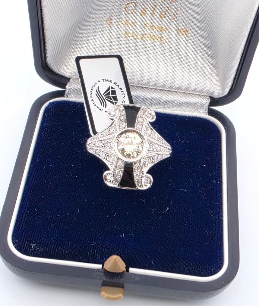 Δαχτυλίδι Πλατίνα -  1.30ct. tw. Διαμάντι (Φυσικό)  - Διαμάντι #2.1