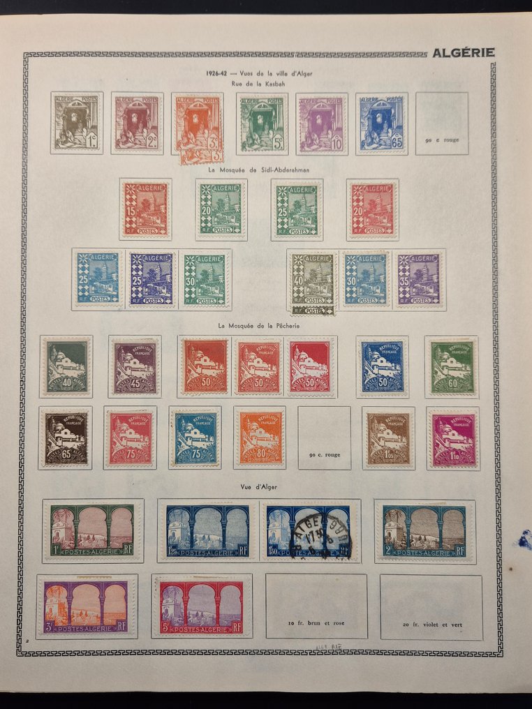 Γαλλική αποικία 1891/1958 - Συλλογή των Γαλλικών Αποικιών της Βόρειας Αφρικής, καινούργια και αποκομμένα. Δείτε λεπτομέρειες. - Yvert #3.2