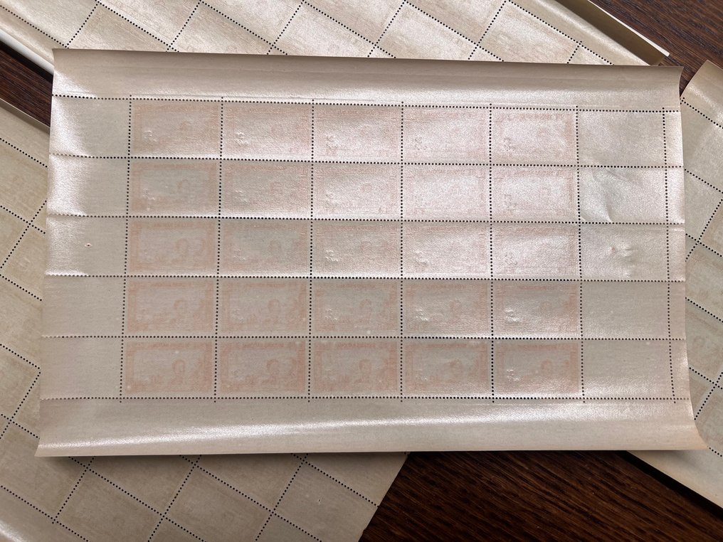 Tunisia 1942 - Secours National - the complete series in sheets of 25 copies - new** - value = 225 euros - Yvert n°245 à 248 #3.2