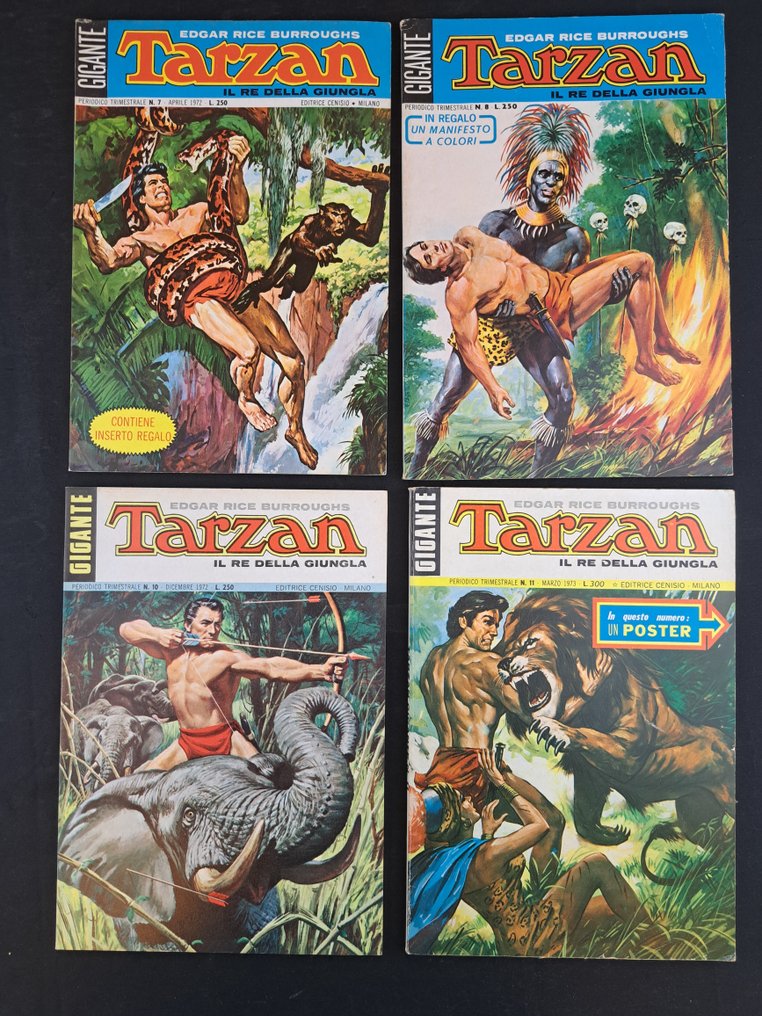 Tarzan: Da Hogarth a Kubert - 53 Comic - 1969/1977 #4.3