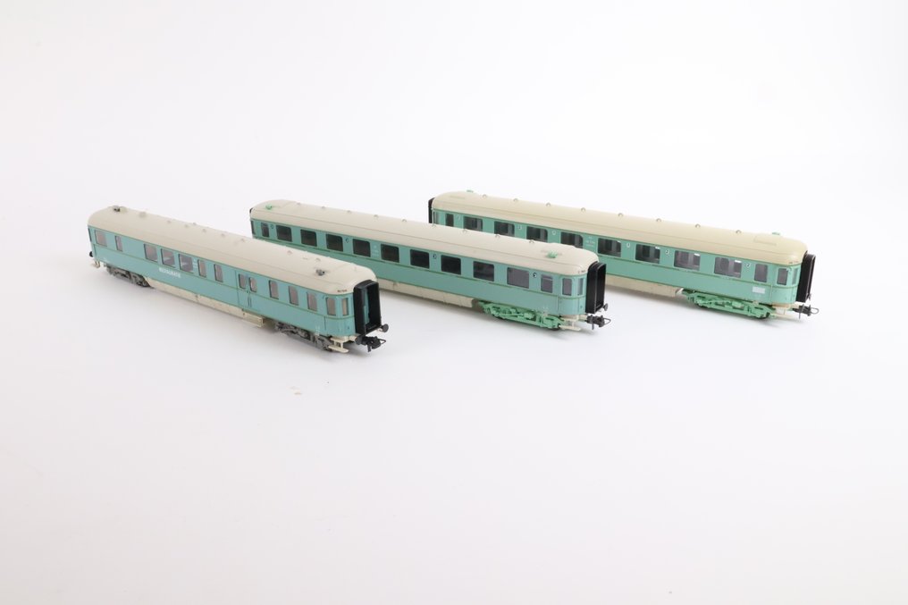 Roco H0轨 - 44283, 44288, 44290 - 模型火车客运车厢 (3) - 泰兰列车车厢计划（D计划） - NS #4.3