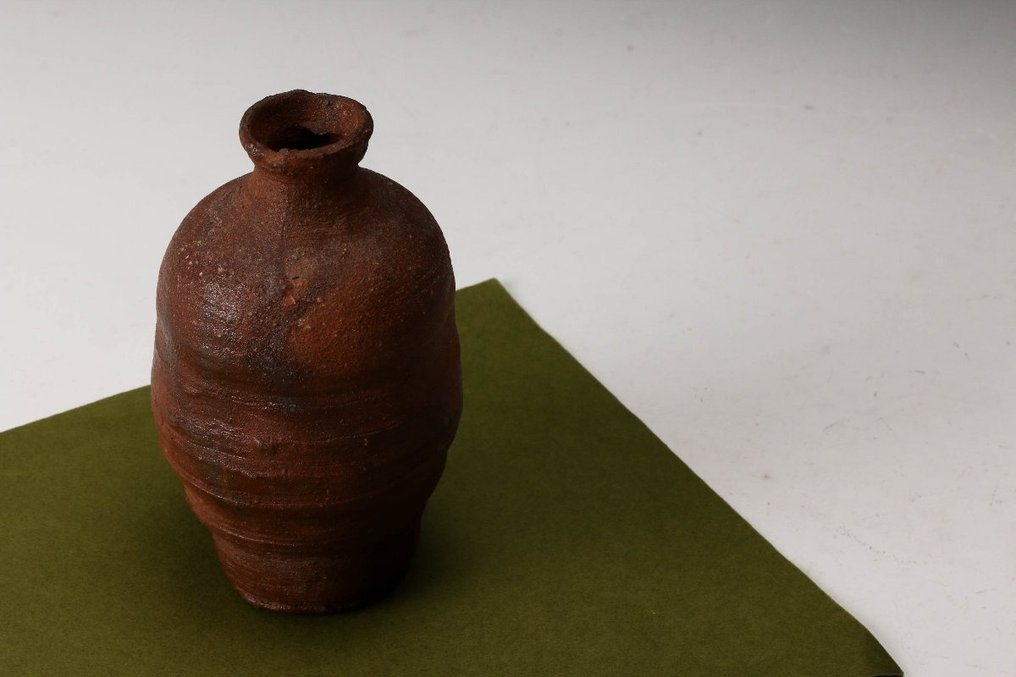 Μπουκάλι σάκε Bizen Tokkuri - Παραδοσιακός ορεινός πηλός. - Πήλινα - 前嶋五一郎 Maejima Goichiro (1926-) - Ιαπωνία - 1900-2000 #4.3