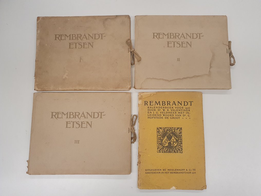 Rembrandt - Rembrandt Etsen Deel 1, 2 & 3 + Kalenderboek - 1906-1914 #1.0