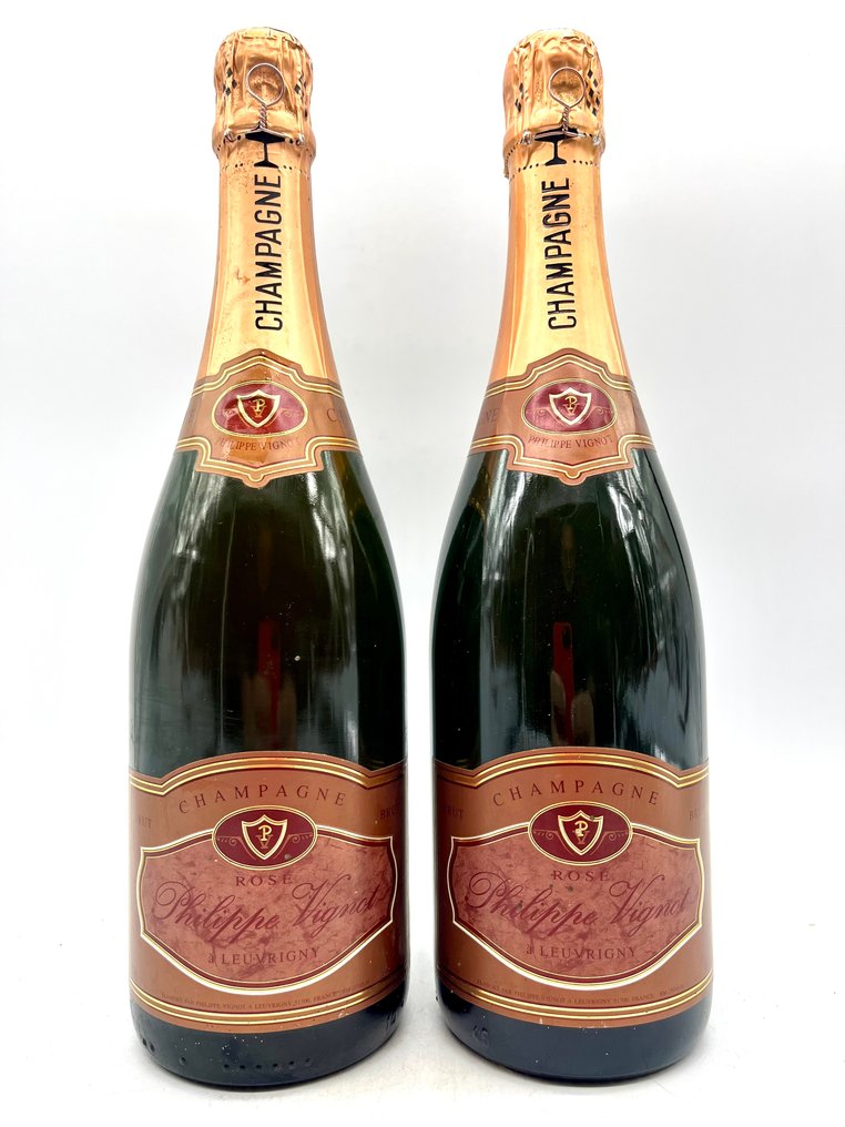 Philippe Vignot, Leuvrigny 1990s - Champagne Brut, Rosé - 4 Pullot (0.7 L) #1.0