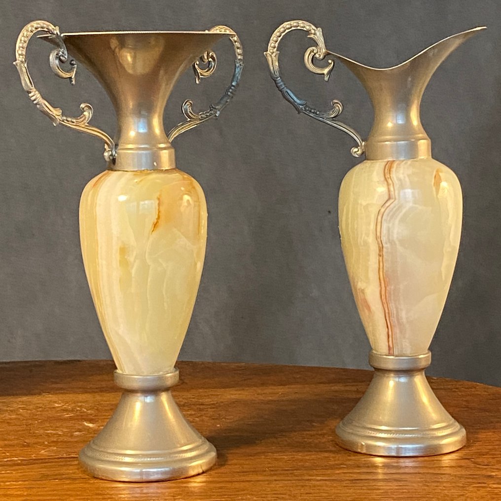 Βάζο (2)  - Ψευδάργυρος, Όνυχας, pakistana φτιαγμένο στην Ιταλία #3.2