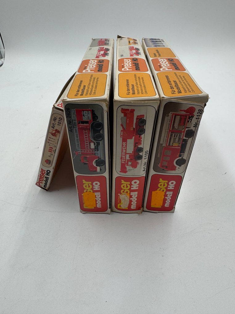 Preiser H0 - 1010, 1100, 1128, 2626 - Byggsatser för modelltåg (3) #1.0