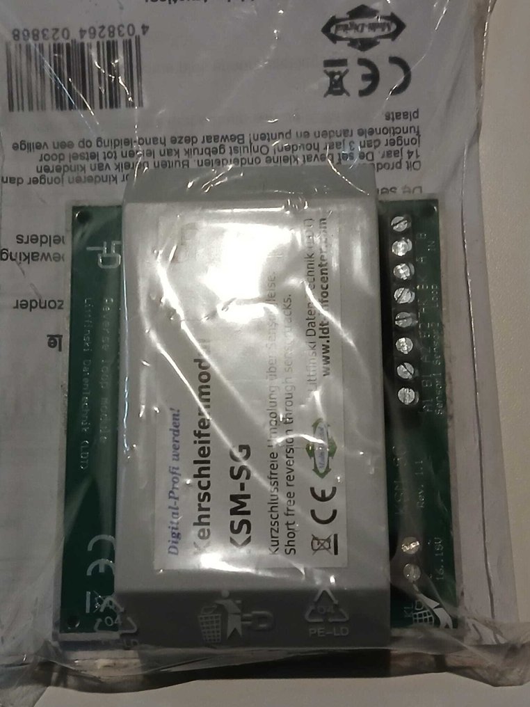 LDT H0轨, N轨, TT轨 - KSM-SG - 模型列车控制单元 (1) - Keerlusmodule #1.0