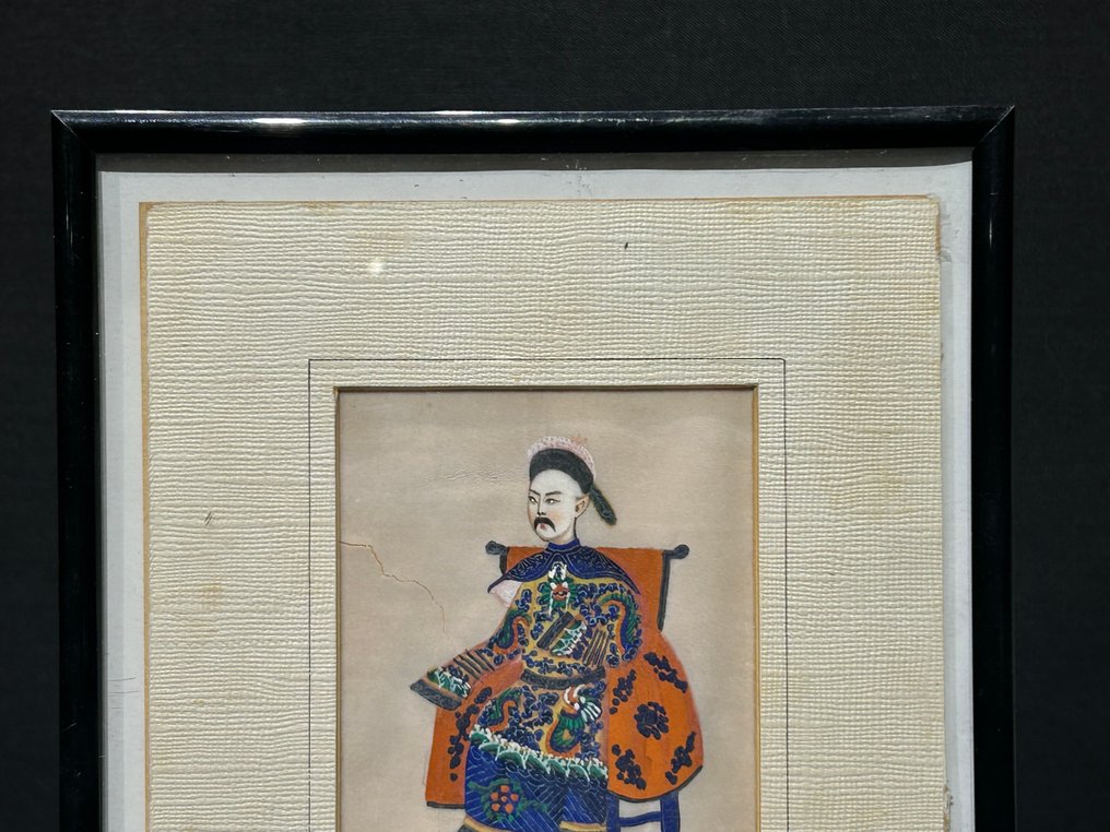 rijstpapier keizer schildering - Unbekannter Künstler - China - Qing Dynastie (1644-1911)  (Ohne mindestpreis) #2.1