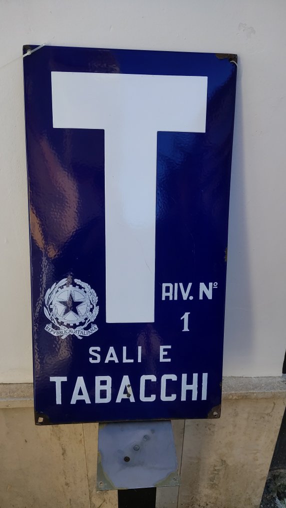 Sali e Tabacchi - Zománc jel - Zománc, Fém #1.0