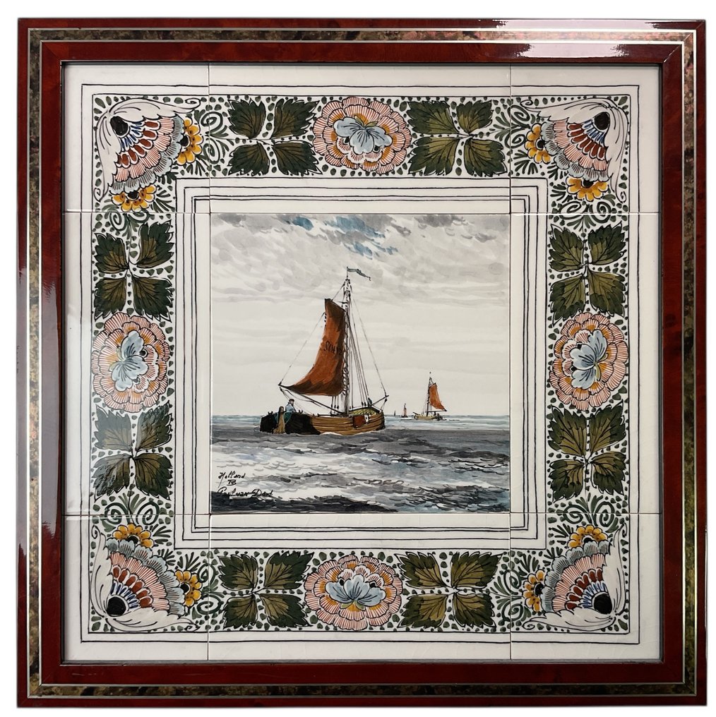 Kafelek - Visserij - Makkum - Paul van Dort - 1990-2000 - Bomschuit Scheveningen #1.0