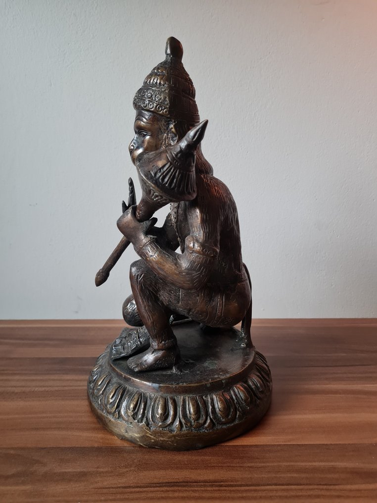Άγαλμα, Hanuman - 31.5 cm - Μπρούντζος #2.1