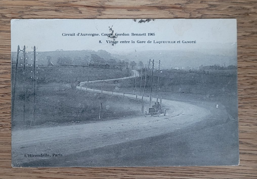 法国 - Gordon Bennett Cup 大奖赛 1905 年及火车站 - 明信片 (12) - 1905-1905 #3.2