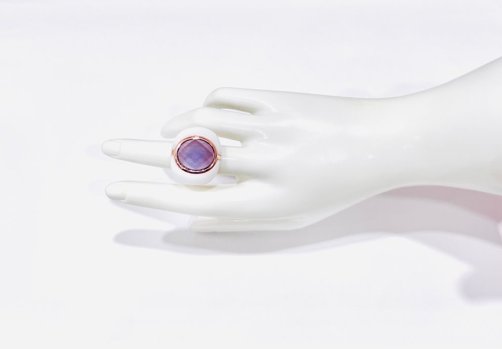 Ohne mindestpreis - Ring Silber - Ametrino #4.3