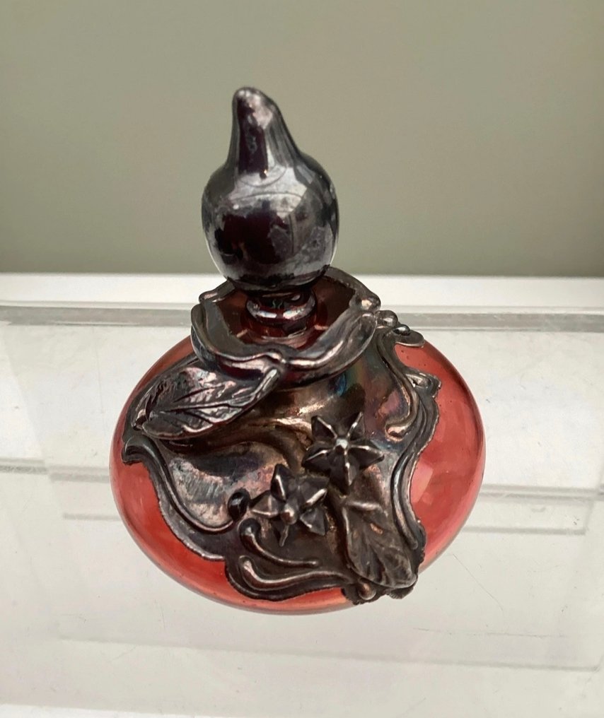 Βάζο αρώματος (2)  - ασήμι sterling και γυαλί - Ασήμι 925 #4.3