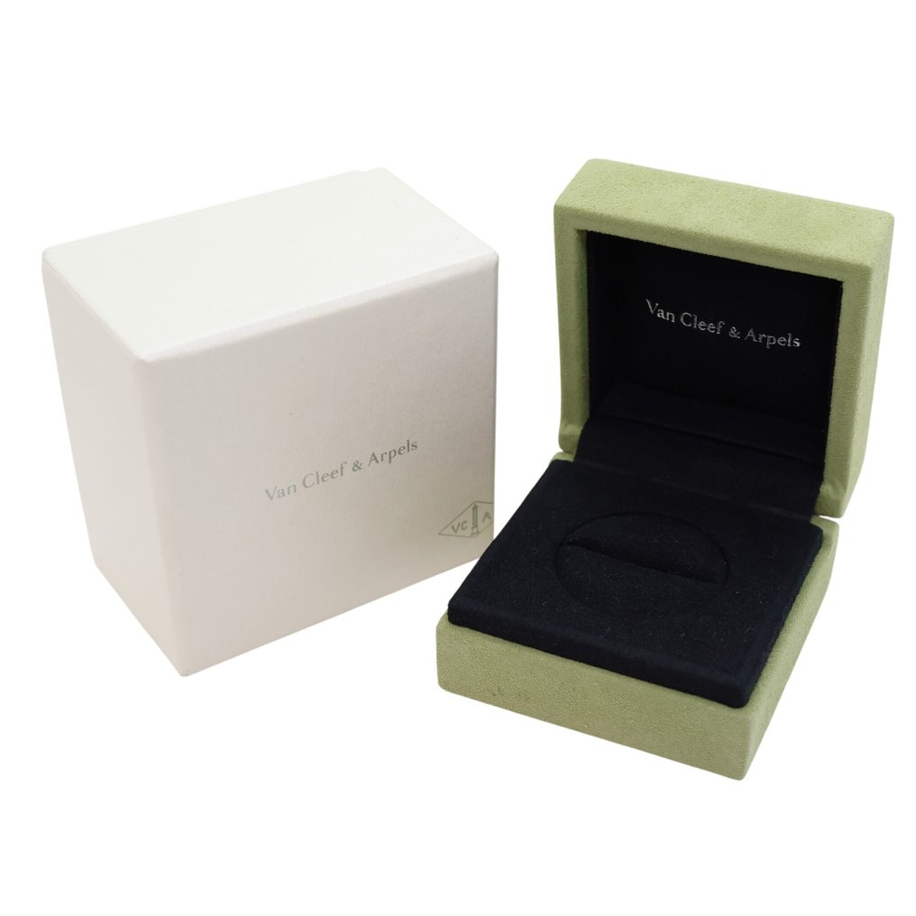 Van Cleef & Arpels - 戒指 - Vintage Alhambra - 18 克拉 黃金 - 钻石 / 玛瑙 #1.0