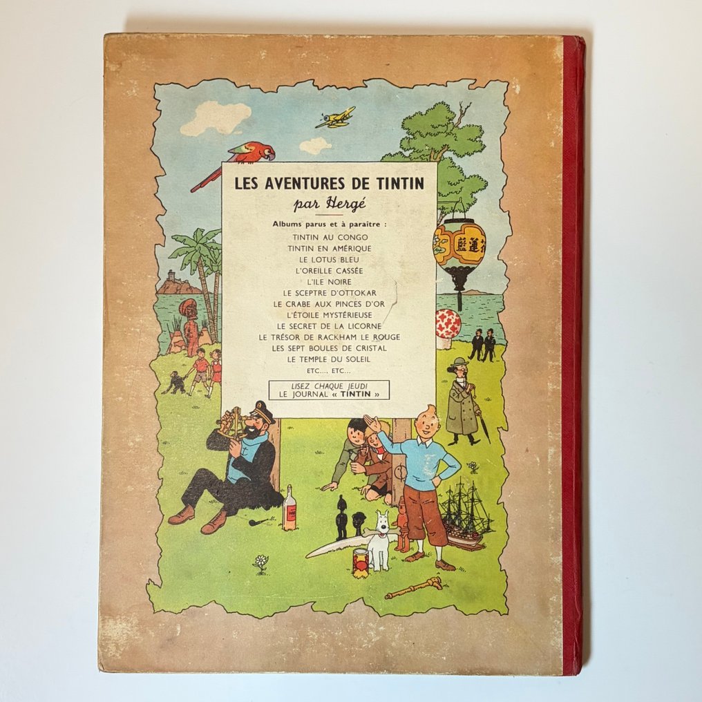 Tintin T11 - Le Secret de la Licorne (B3) - C - 1 Album - 再版/1949 #1.0