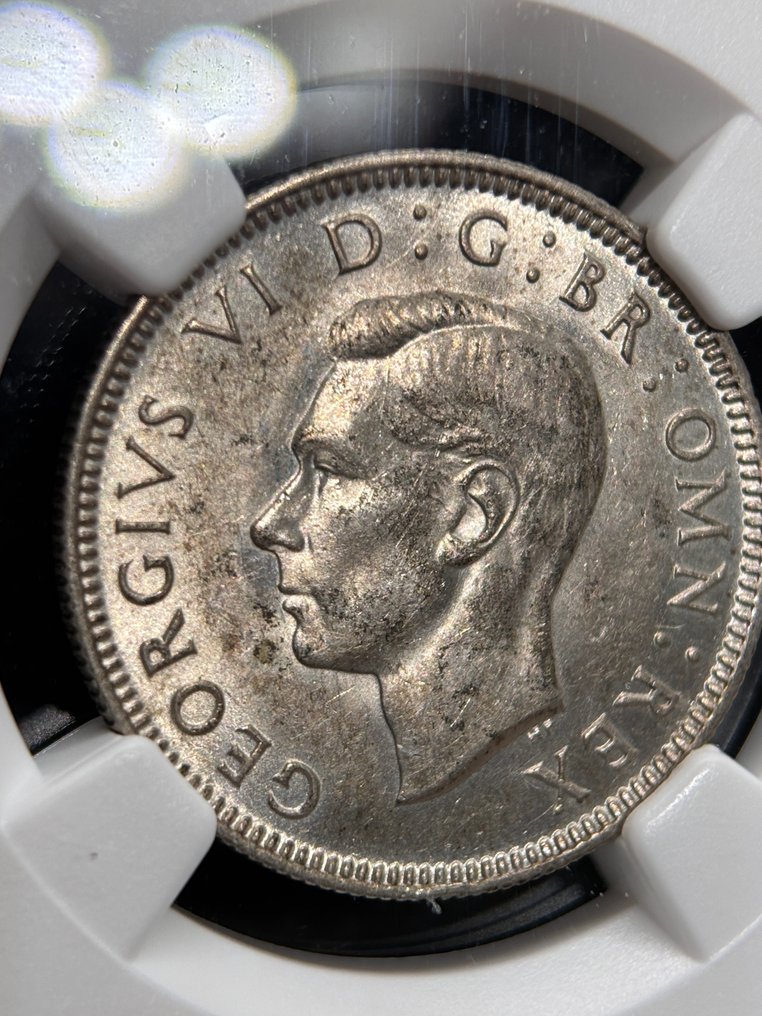 Ηνωμένο Βασίλειο. George VI. 1 Shilling 1946 NGC MS62 English Crest  (χωρίς τιμή ασφαλείας) #1.0