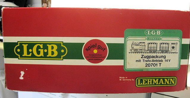 LGB, Lehmann G - 20701 T - Startuppsättning (17) - ånglok, vagnar, räls och transformator 17-delad #3.2