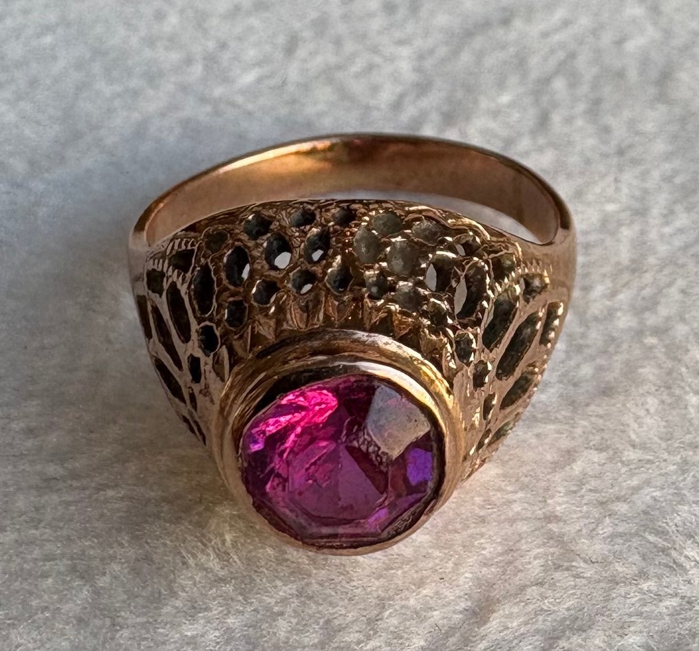 Δαχτυλίδι - 14 καράτια Ροζ χρυσό #4.3